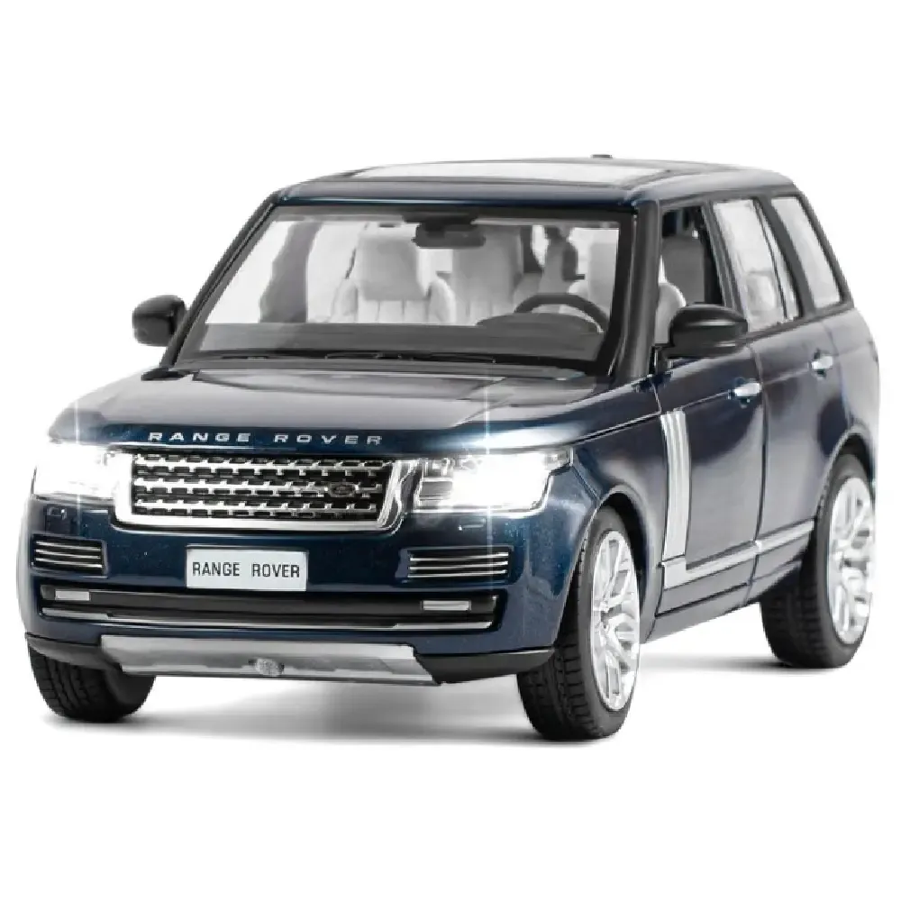 Mașină din metal Range Rover, scară 1:24, albastră, MSZ (68263A)