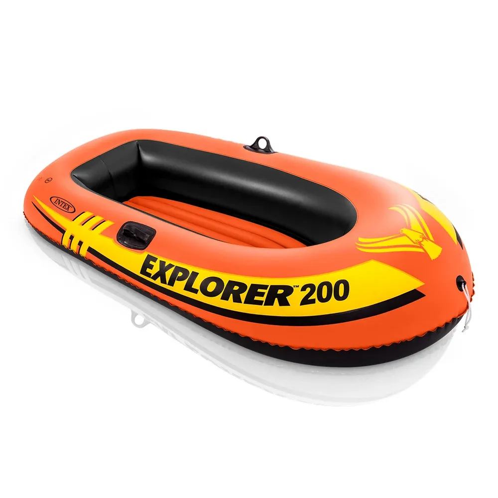 Надувная лодка Explorer 200, 185×94×41 см, макс. 95 кг, 6+ лет, Интекс (58330)