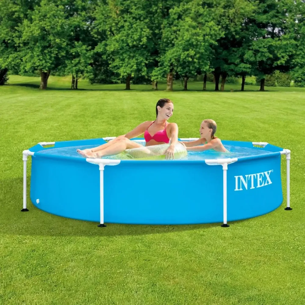 Piscină cu cadru metalic Metal Frame 244×51 cm, 1828 L, Intex (28205)