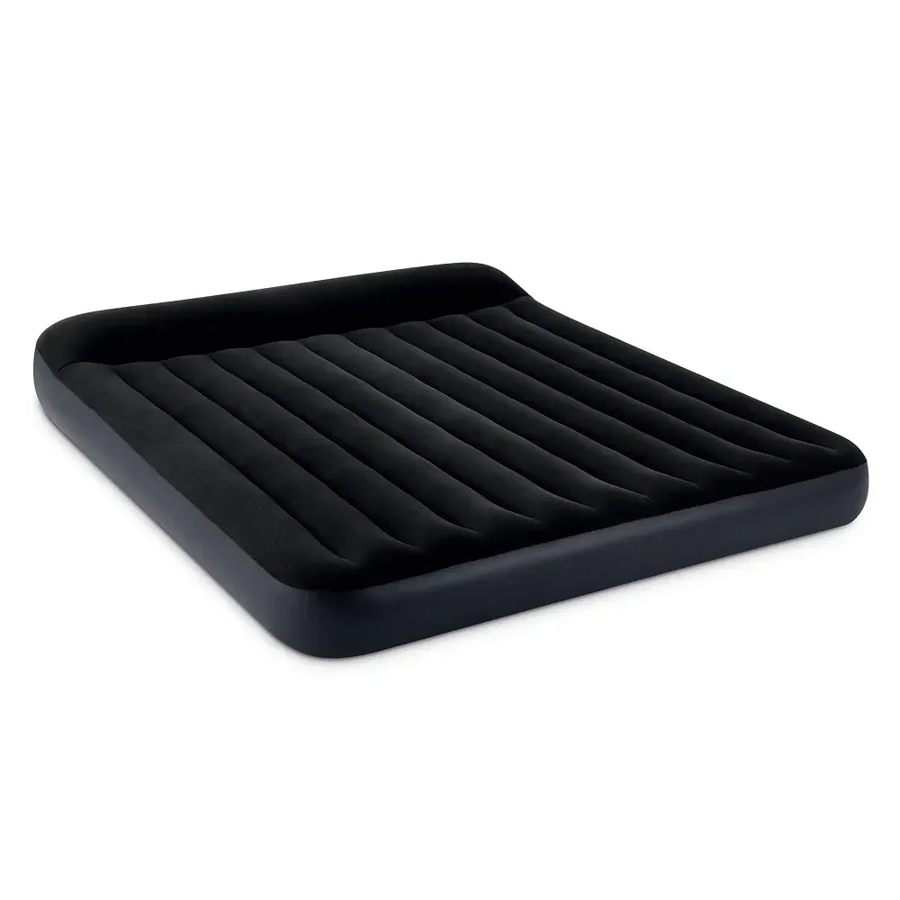 King Pillow Rest Classic надувной матрас с подголовником, 183×203×25 см, макс. 272 кг, Интекс (64144)
