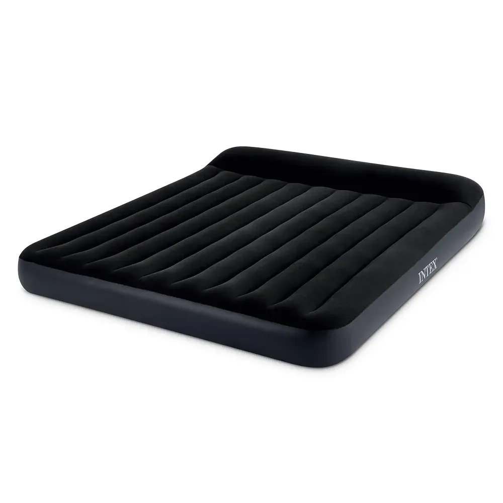 King Pillow Rest Classic надувной матрас с подголовником, 183×203×25 см, макс. 272 кг, Интекс (64144)