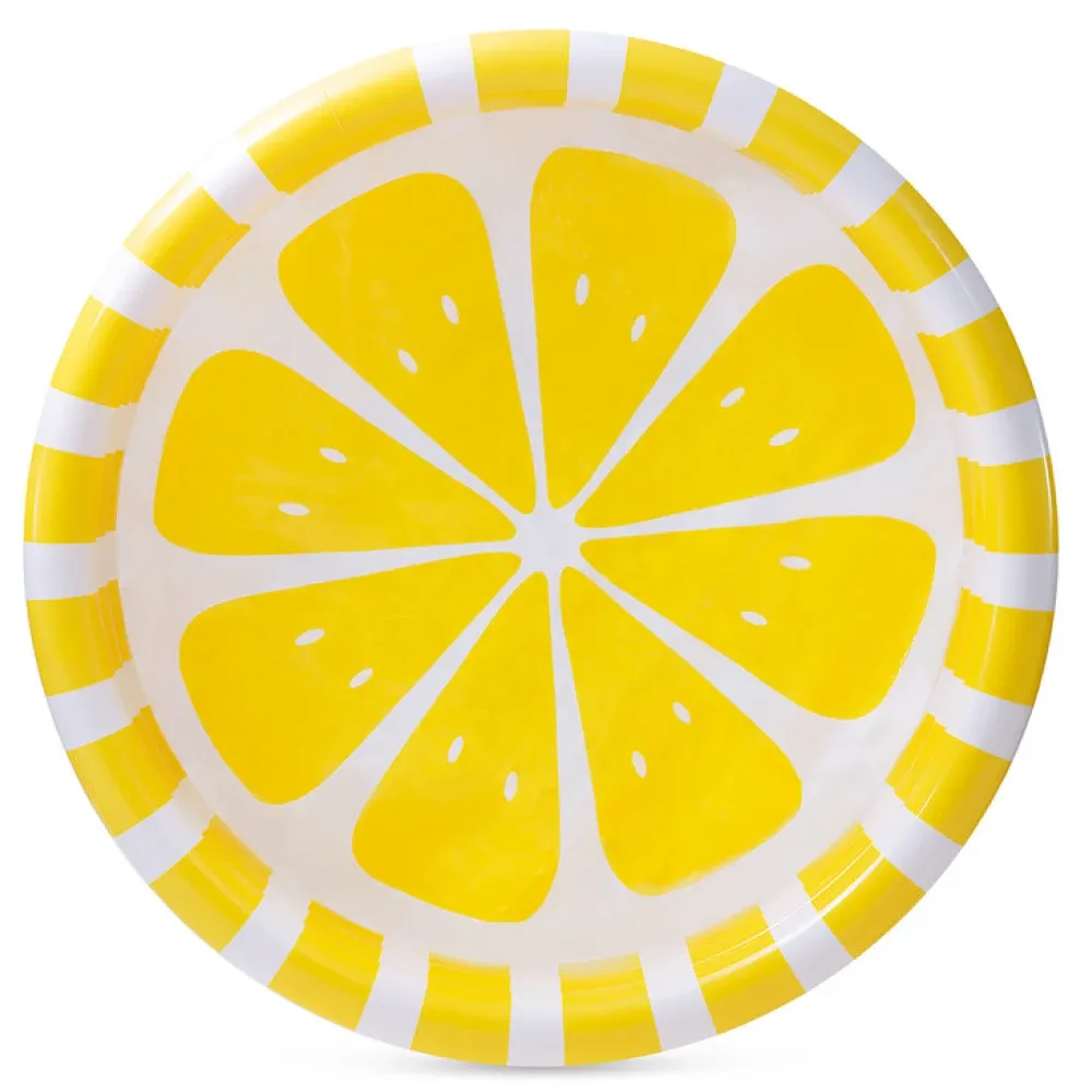 Piscină gonflabilă pentru copii Zesty Lemon 147×33 cm, 330 L, 2+ ani, Intex (58432)