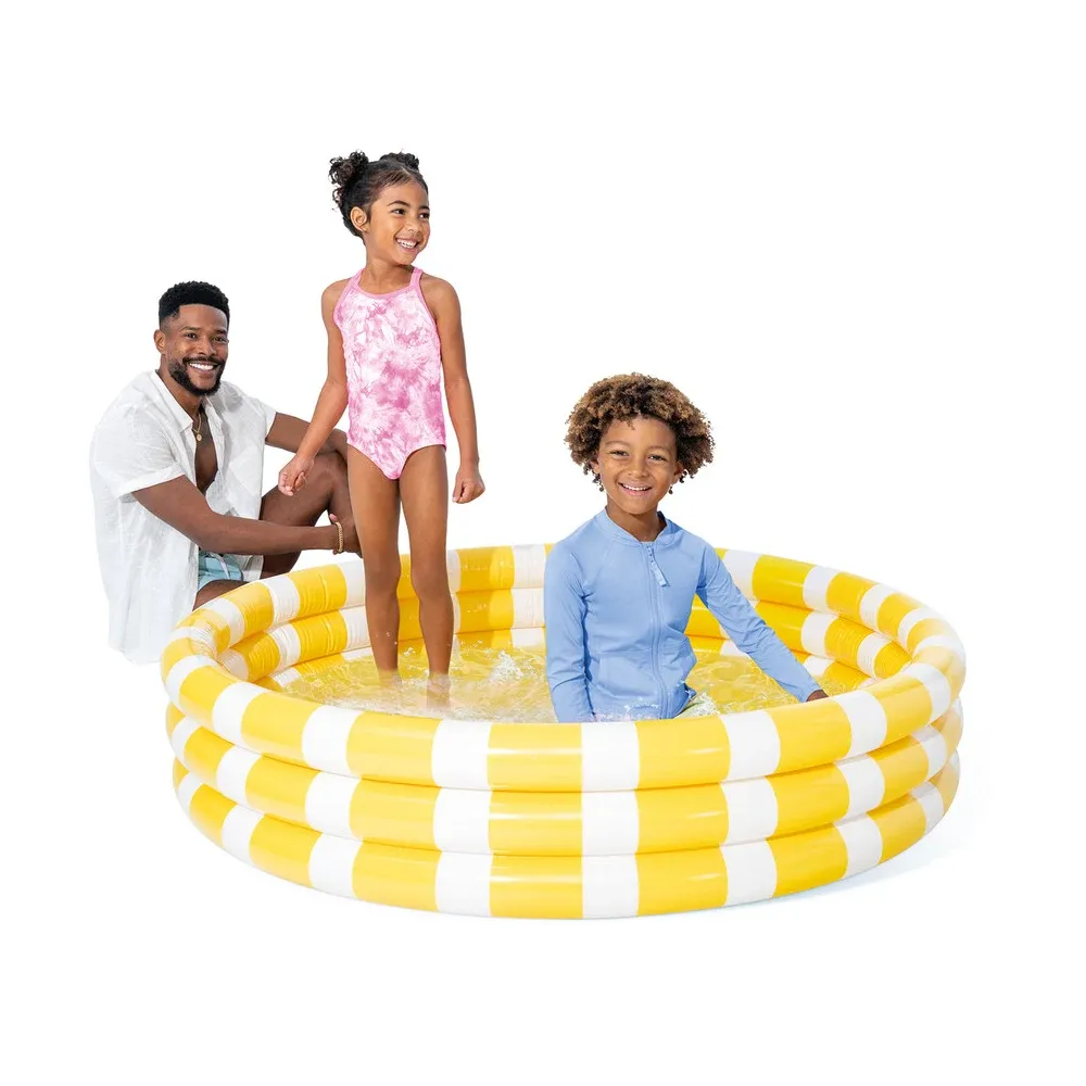 Piscină gonflabilă pentru copii Zesty Lemon 147×33 cm, 330 L, 2+ ani, Intex (58432)