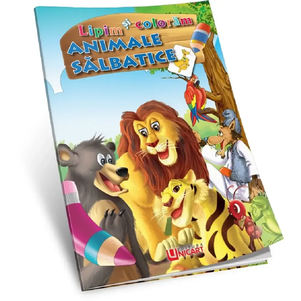 LIPIM SI COLORAM-ANIMALE SALBATICE UNICART (02746)