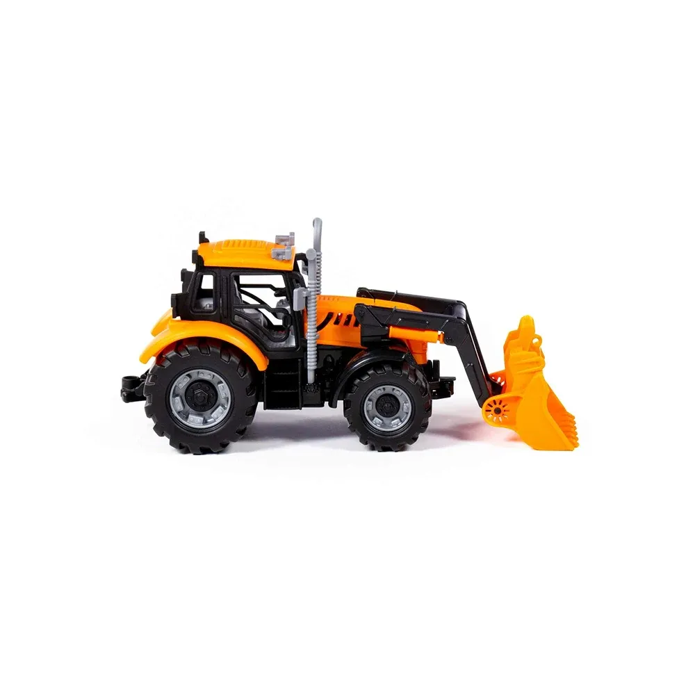 Tractor cu inerție Progress cu cupă frontală, Polesie (91802)