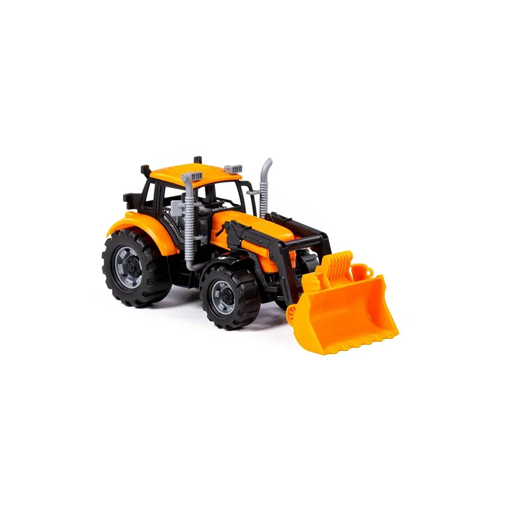 Tractor cu inerție Progress cu cupă frontală, Polesie (91802)