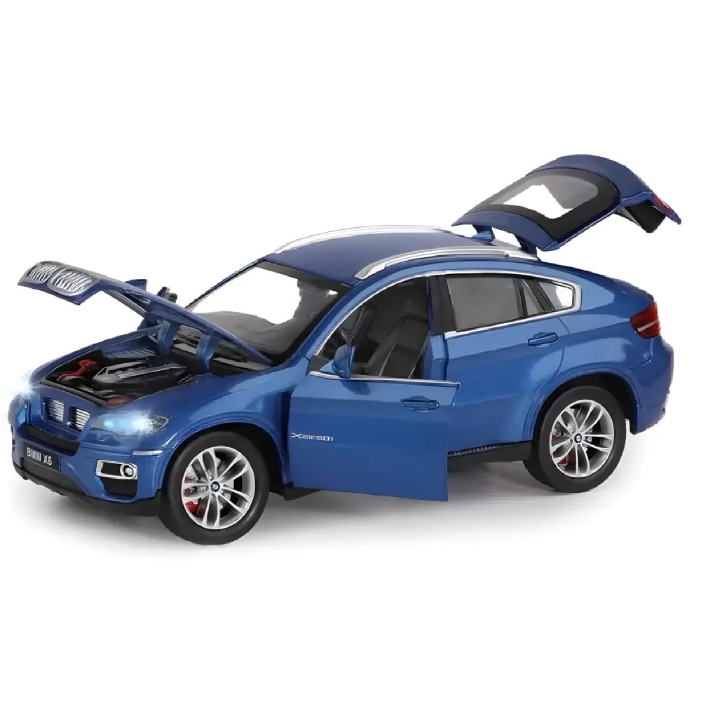 Металлический автомобиль BMW X6 масштаб 1:26, синий MSZ (68250A)