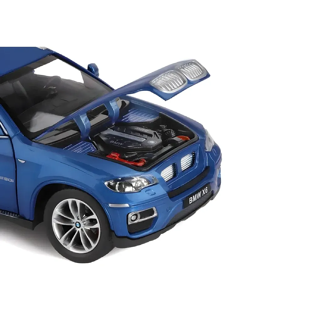 Металлический автомобиль BMW X6 масштаб 1:26, синий MSZ (68250A)
