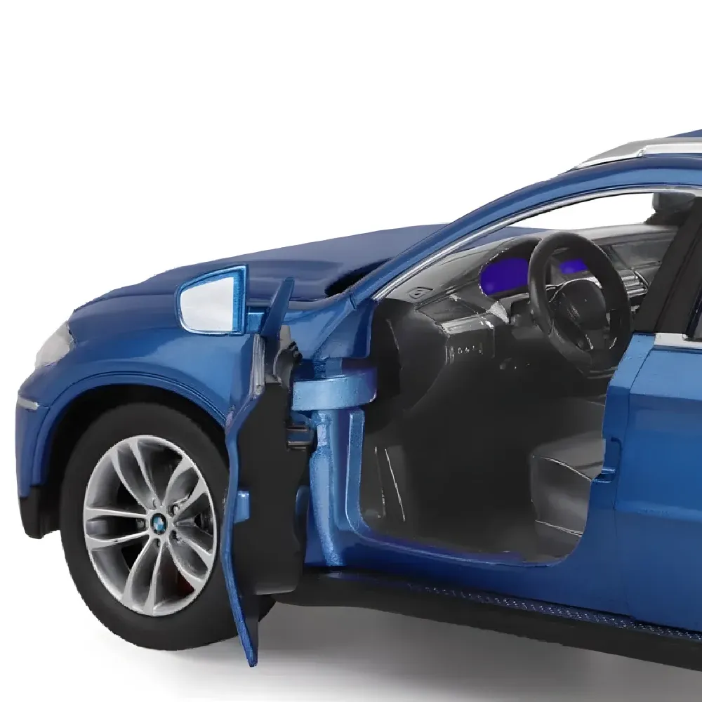 Металлический автомобиль BMW X6 масштаб 1:26, синий MSZ (68250A)