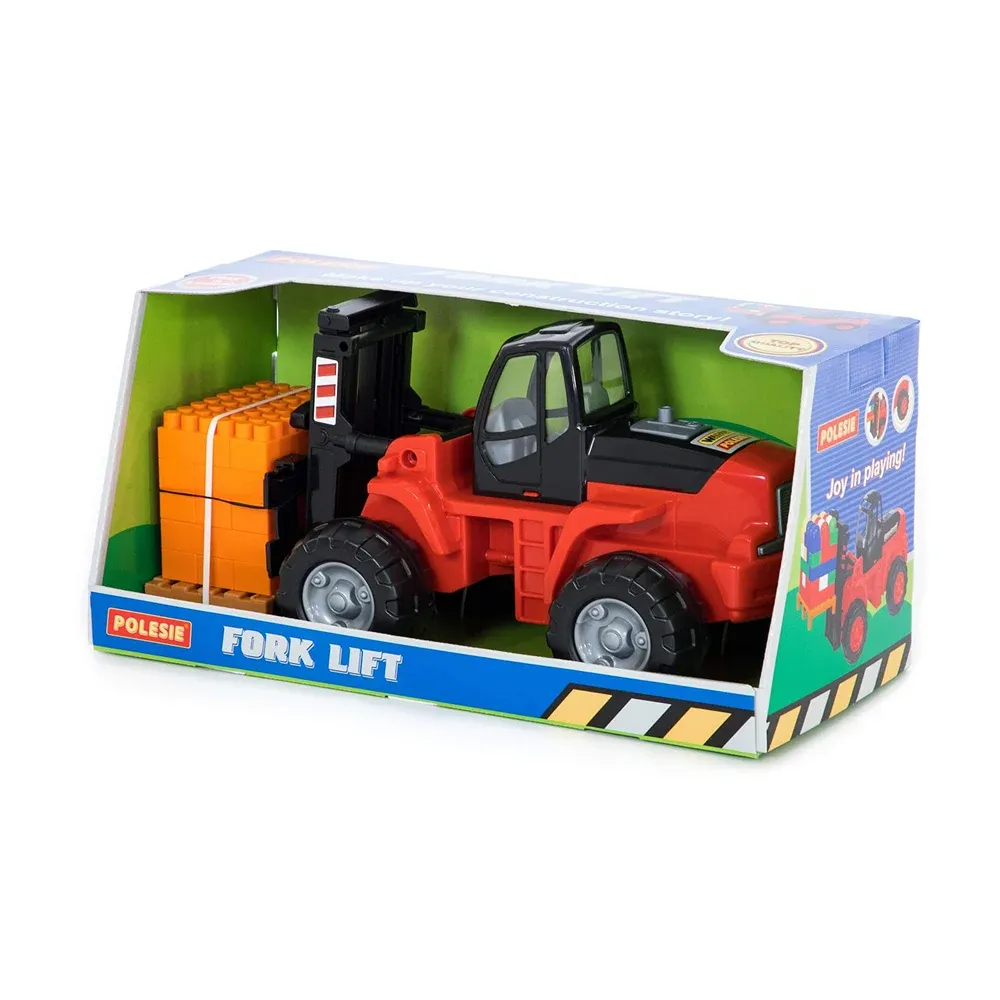 Stivuitor cu set de construcție – 30 piese, Polesie (36759)