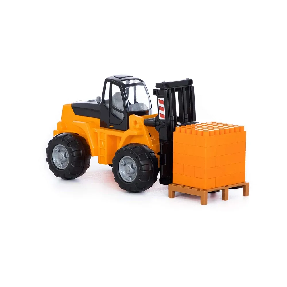 Stivuitor cu set de construcție – 30 piese, Polesie (36759)