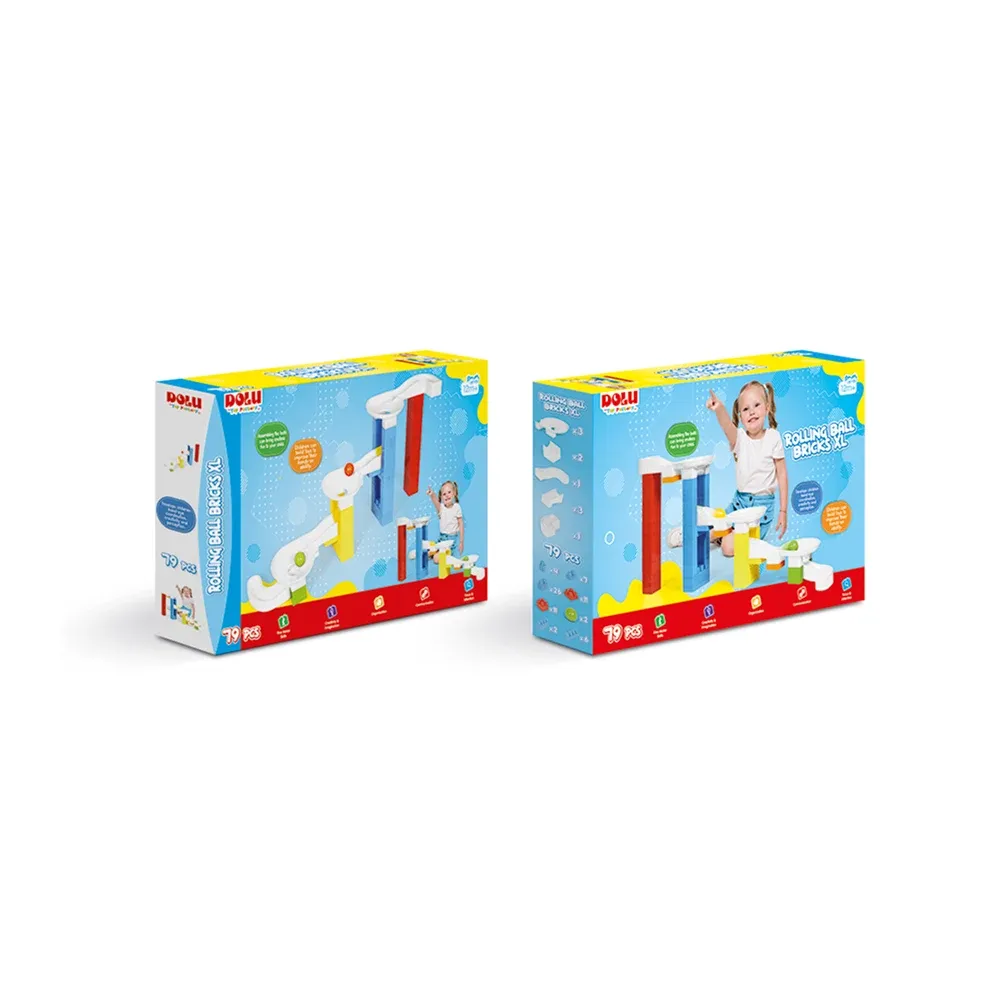 Set constructor cu pistă pentru bile XL, Dolu (5164)