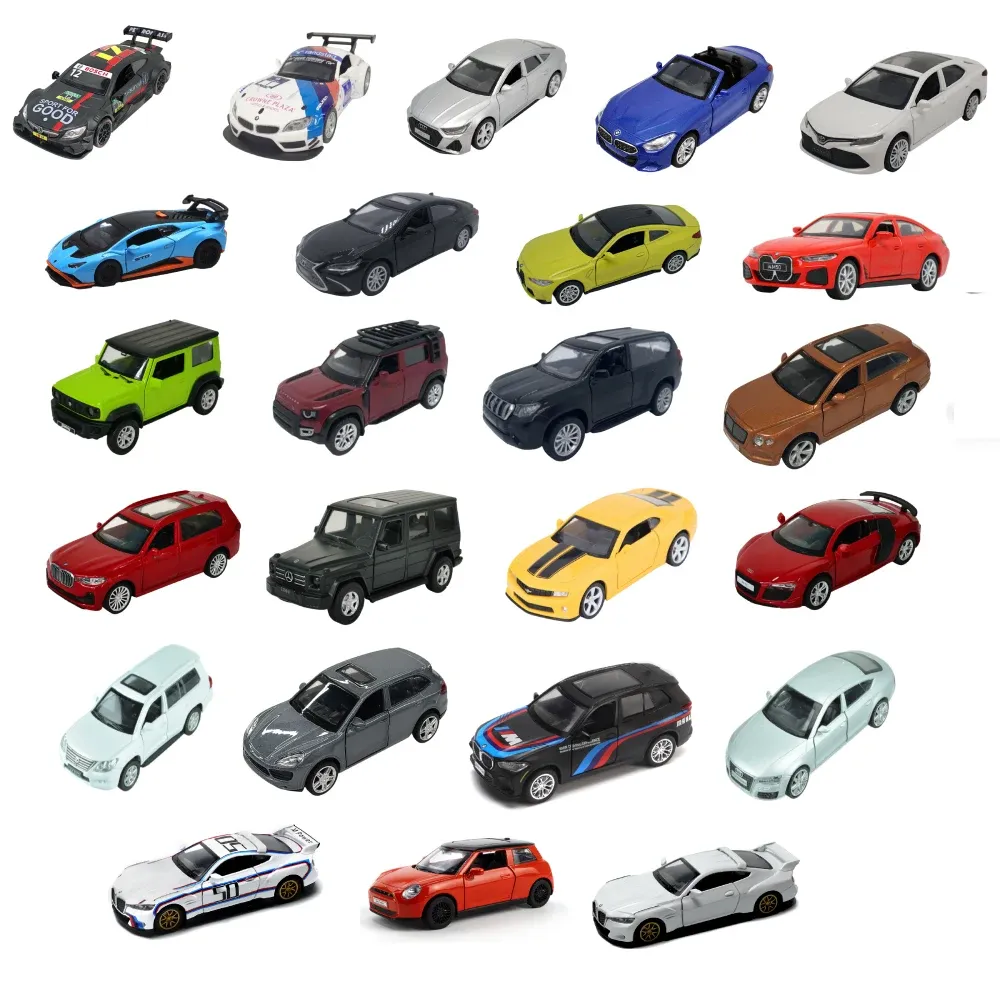 Mașină din metal scară 1:43, asortiment 24 modele, MSZ (55638)