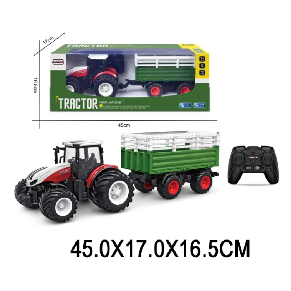 Tractor cu radiocomanda cu incarcator,cu lumini (67671)