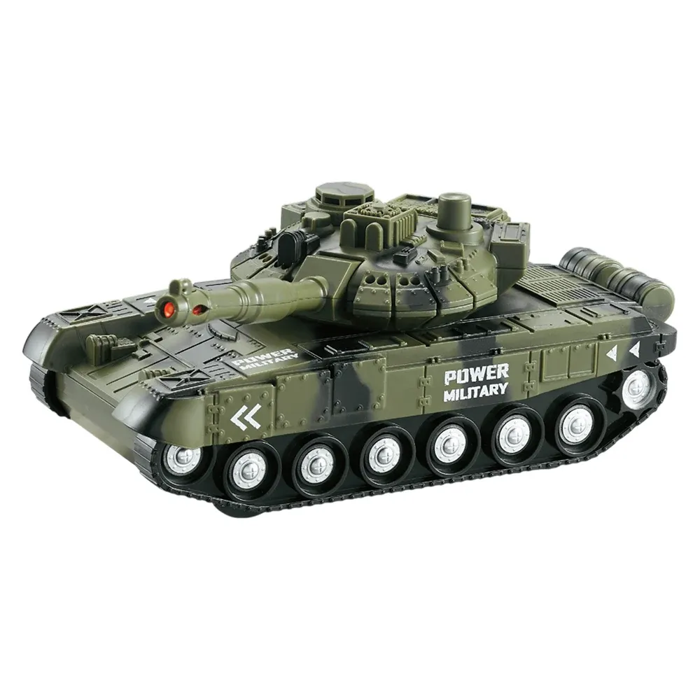 Tanc militar cu inerție, lumini și sunete – 1:20 – WY741A ,Wenyi (17418)