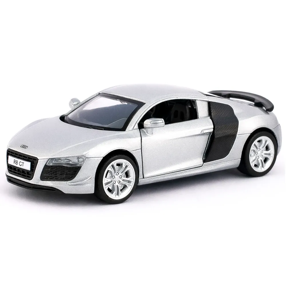 Металлический автомобиль Audi R8 GT масштаб 1:36, 3 цвета, MSZ (10004)