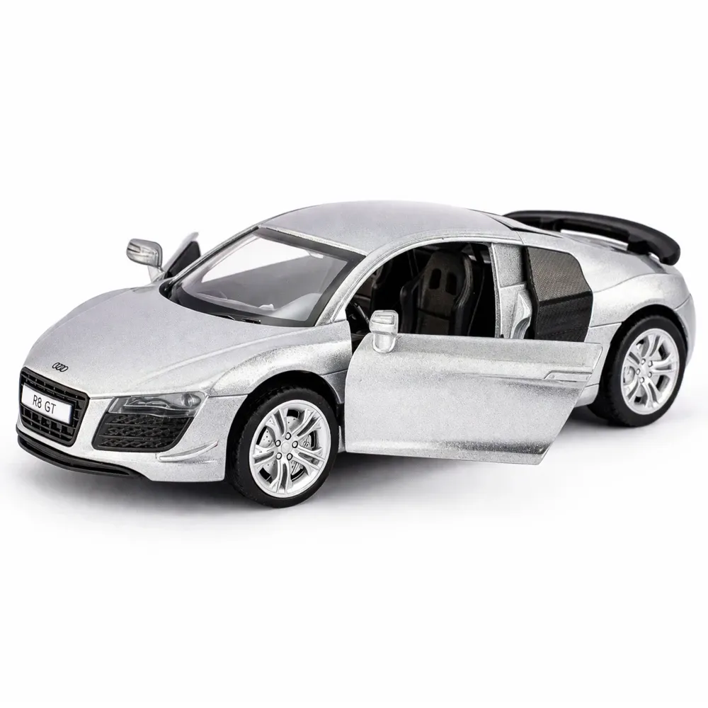 Металлический автомобиль Audi R8 GT масштаб 1:36, 3 цвета, MSZ (10004)