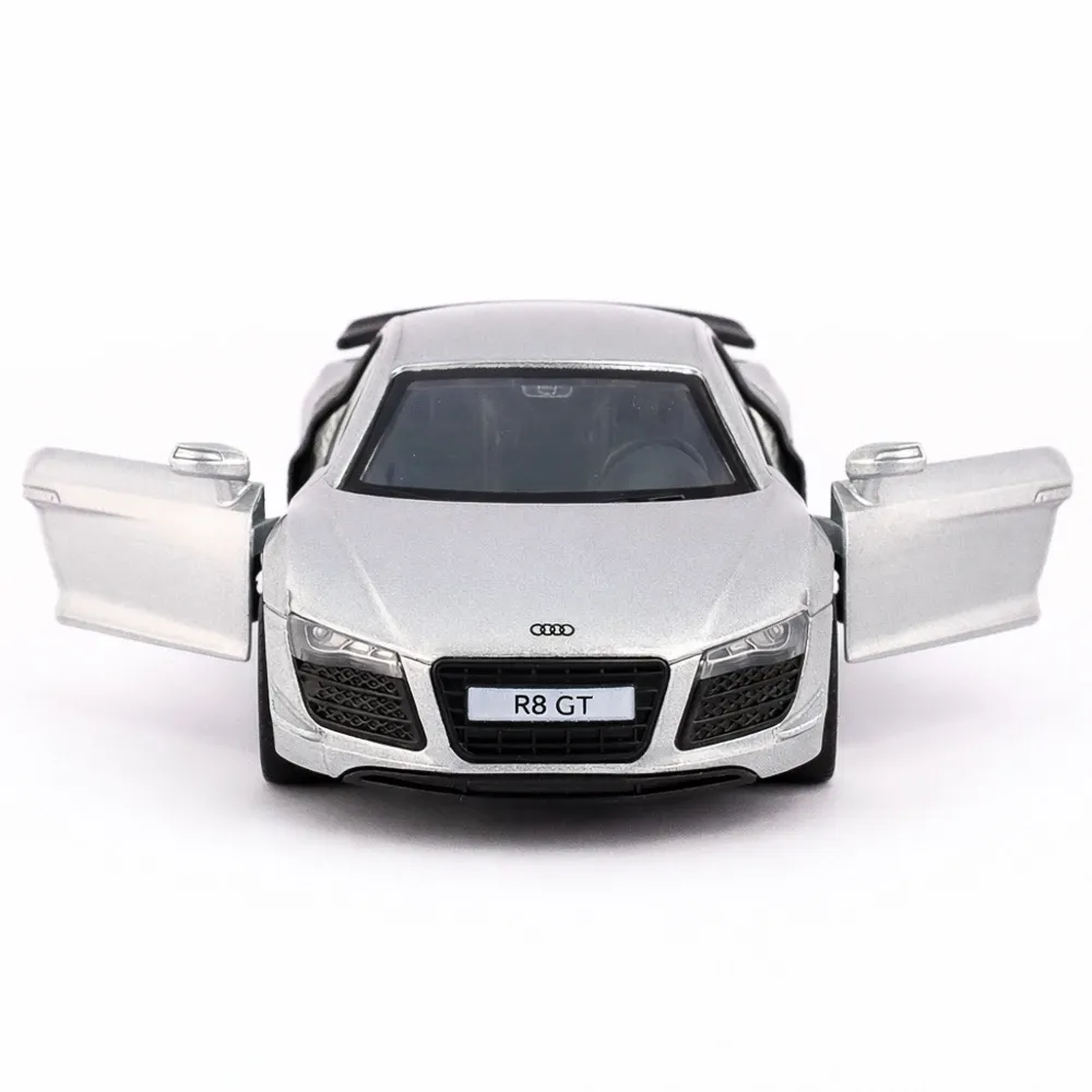 Металлический автомобиль Audi R8 GT масштаб 1:36, 3 цвета, MSZ (10004)
