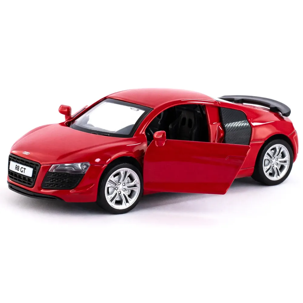 Металлический автомобиль Audi R8 GT масштаб 1:36, 3 цвета, MSZ (10004)