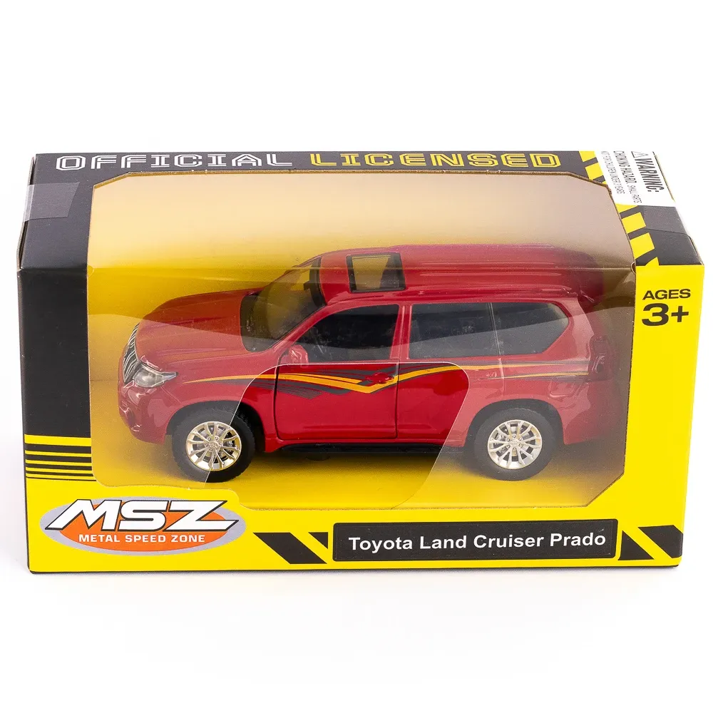 Mașină din metal Toyota Land Cruiser Prado scară 1:36, 3 culori, MSZ (10002)