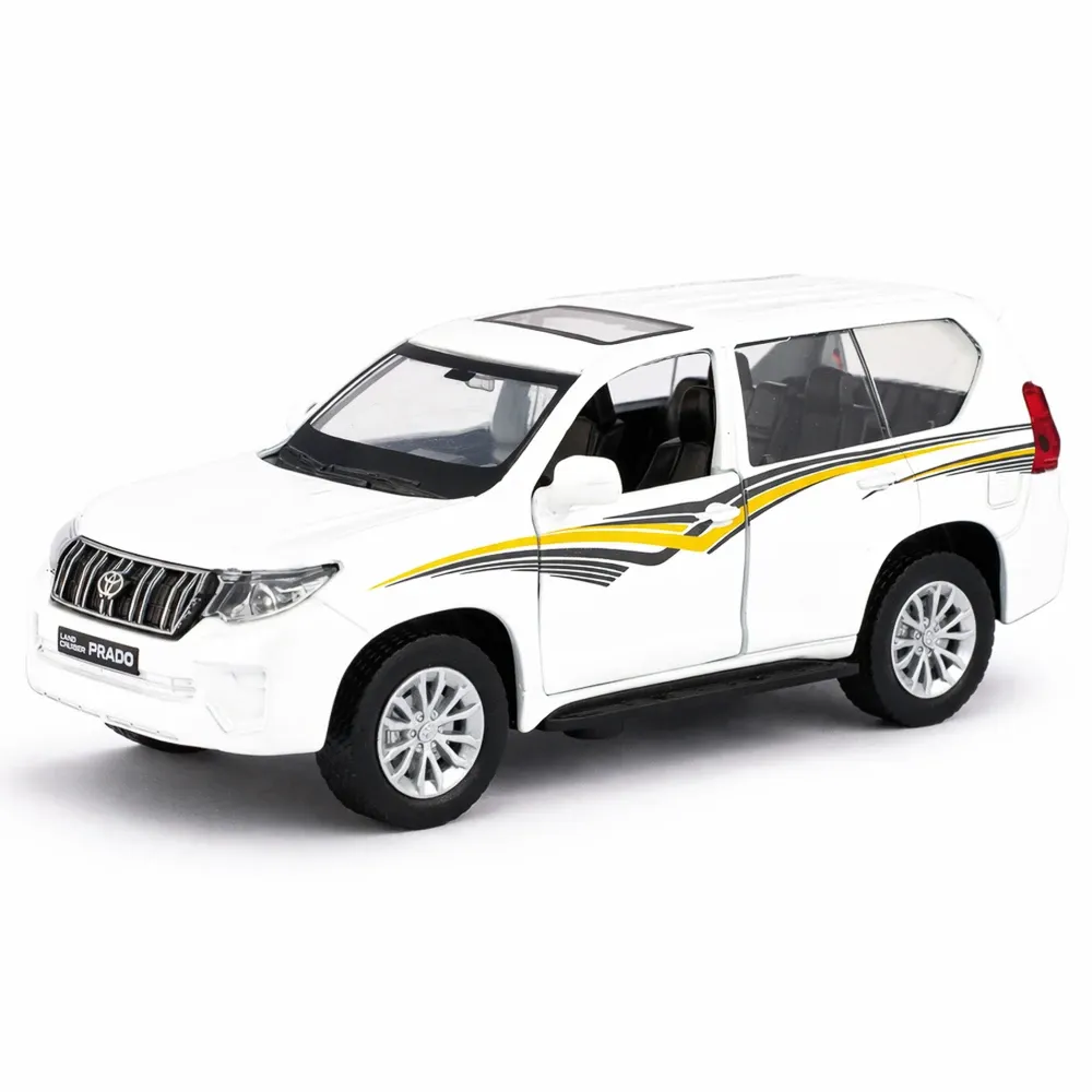 Mașină din metal Toyota Land Cruiser Prado scară 1:36, 3 culori, MSZ (10002)