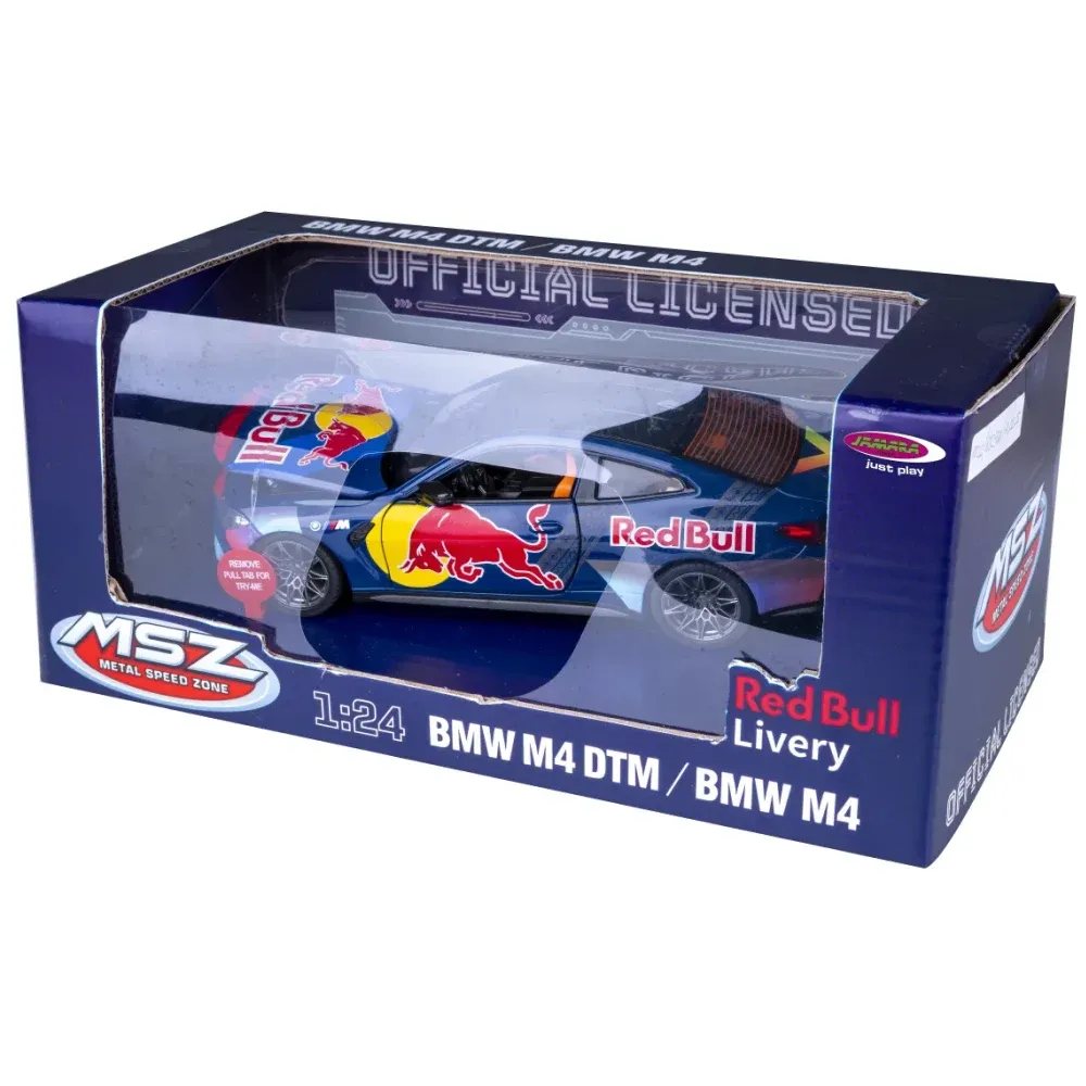 BMW M4 (G82) Литой автомобиль, масштаб 1:24, синий, MSZ (68292A)