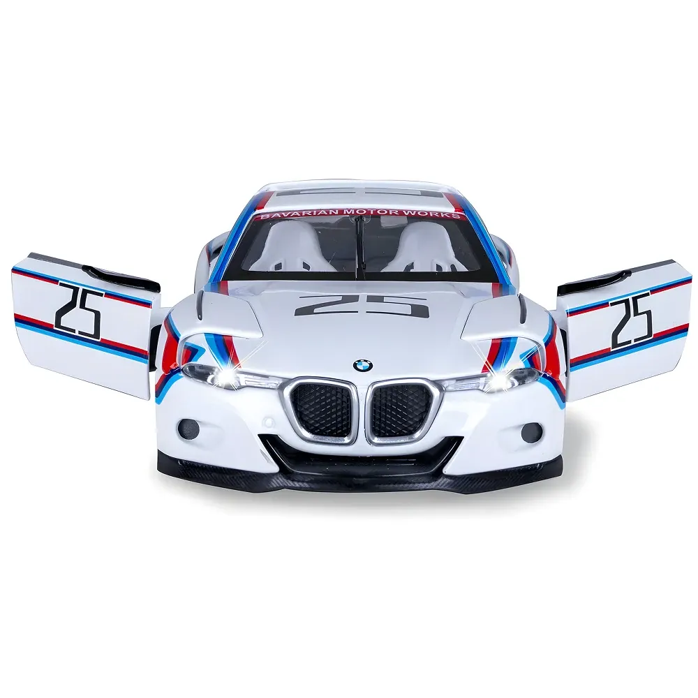 Mașină din metal BMW 3.0 CSL Hommage R, scară 1:24, albă, MSZ (68257A/2)