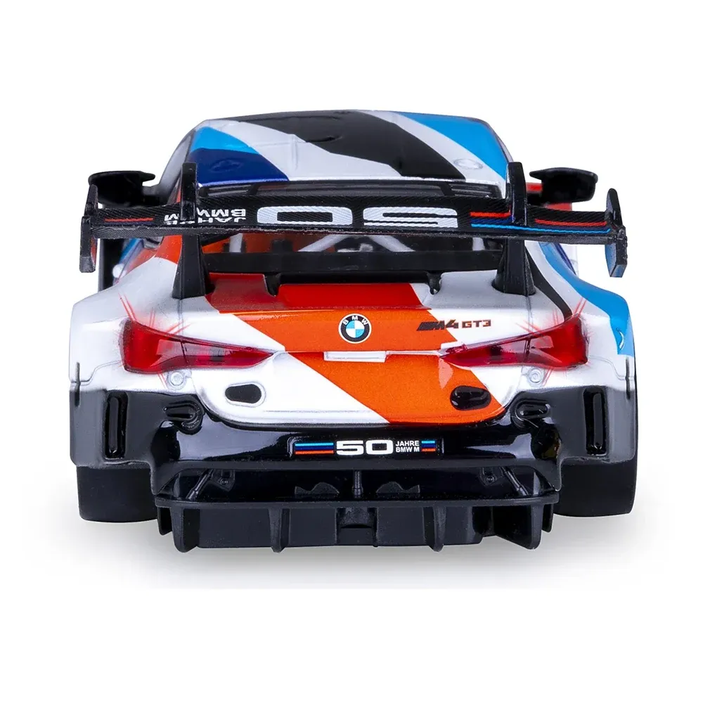 Mașină din metal BMW M4 GT3, scară 1:24, neagră, MSZ (68282A/2)