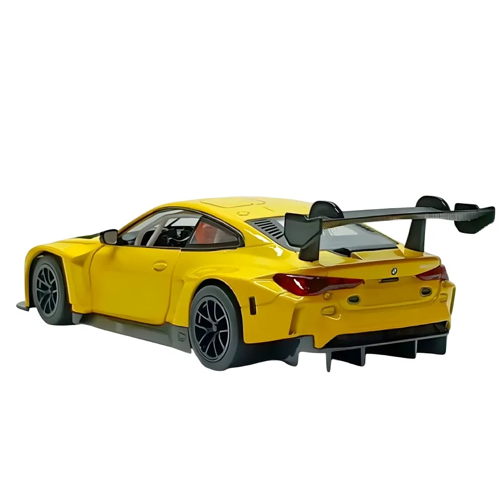 Литой автомобиль BMW M4 GT3 в масштабе 1:24, желтый MSZ (68277A)