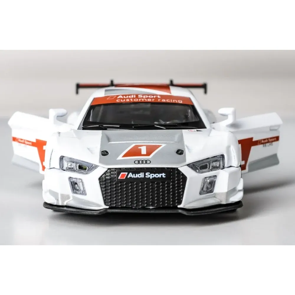 Литой автомобиль Audi R8 LMS в масштабе 1:24, белый MSZ (68262A/1)