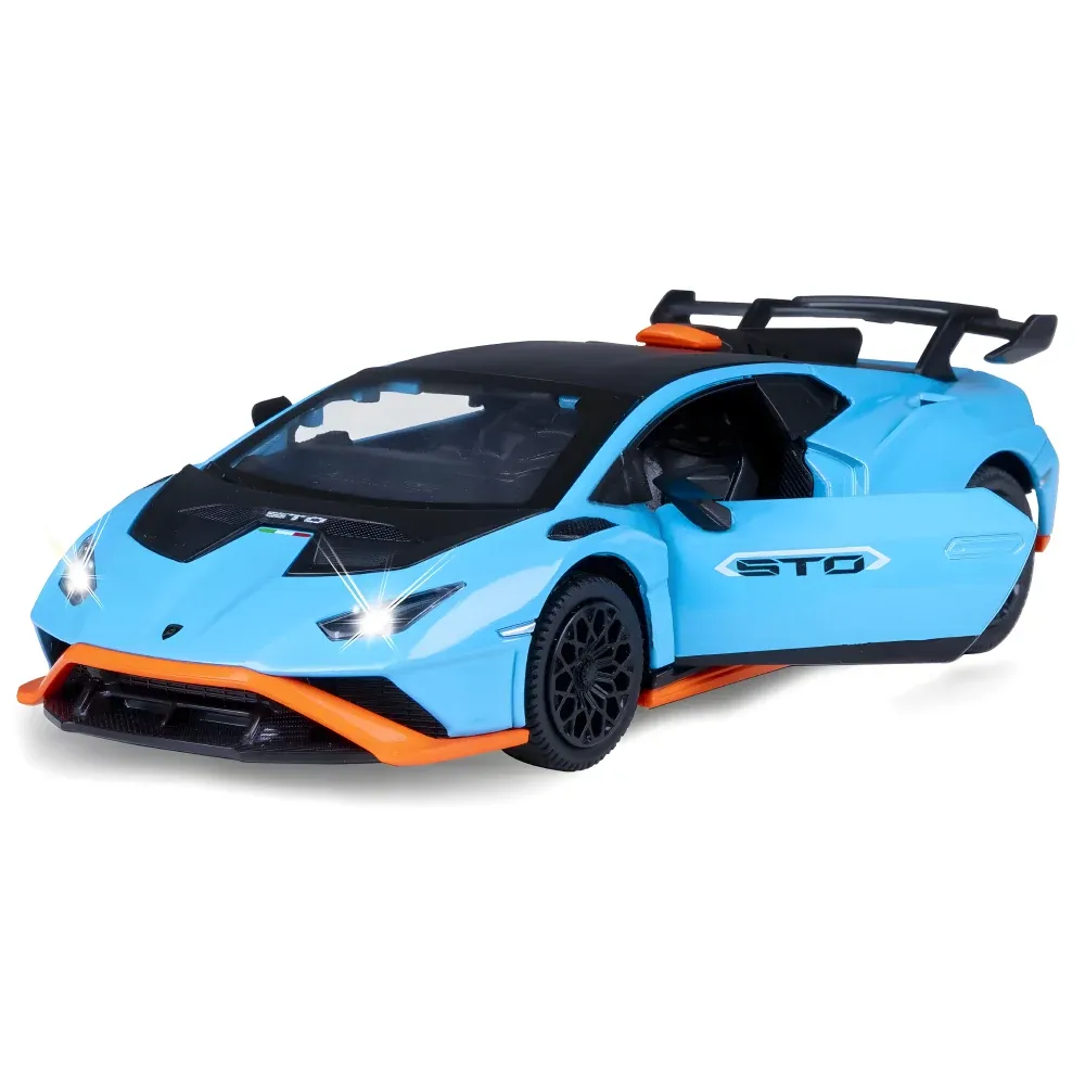 Lamborghini Huracán STO Metal Car в масштабе 1:24, синий MSZ (68279A)