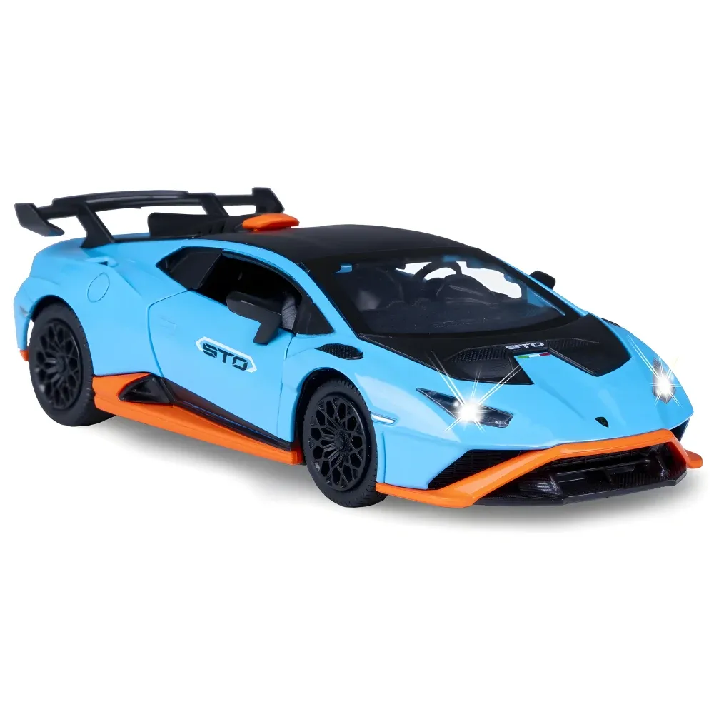 Lamborghini Huracán STO Metal Car в масштабе 1:24, синий MSZ (68279A)