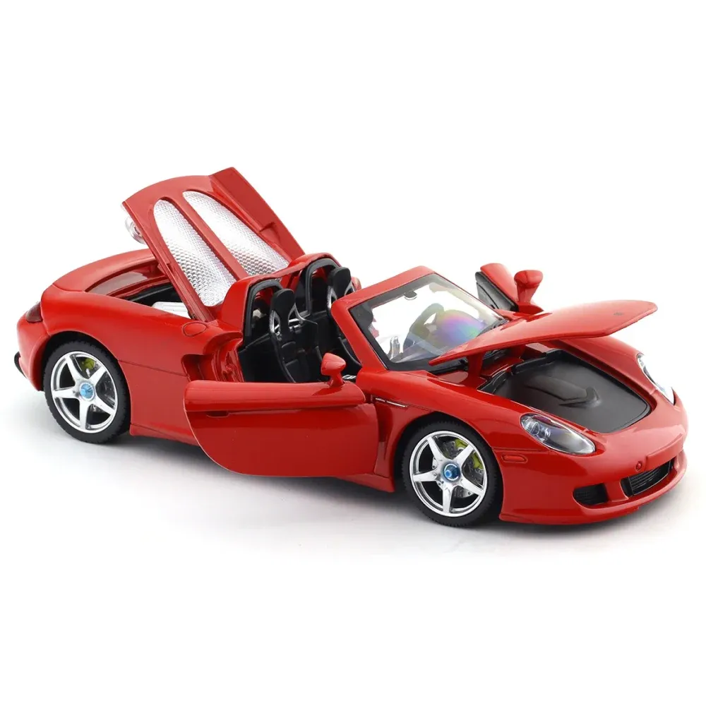 Литой автомобиль Porsche Carrera GT, масштаб 1:24, красный, MSZ (68242A)