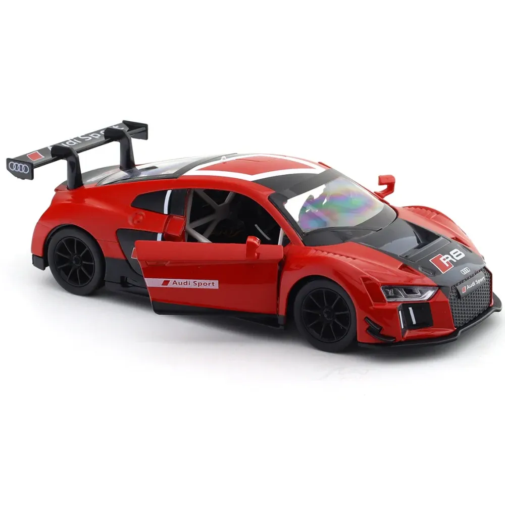 Mașină din metal 1:24 Audi R8 LMS cu sunete si lumini (se deschid usile) (68262A/2)