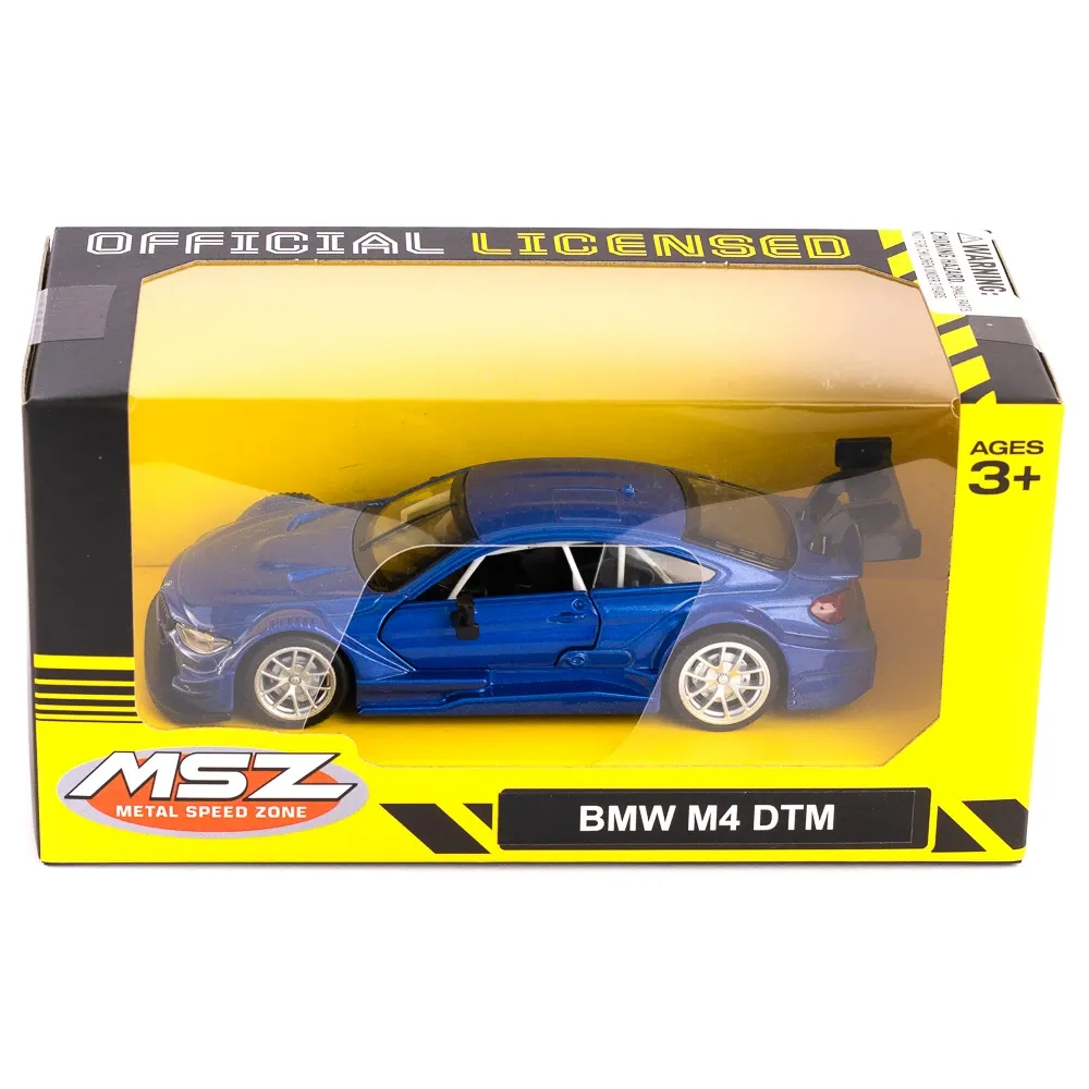 Металлический автомобиль BMW M4 DTM масштаба 1:36, 3 цвета, MSZ (10024)