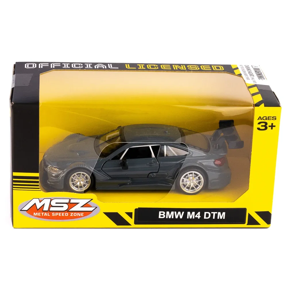 Металлический автомобиль BMW M4 DTM масштаба 1:36, 3 цвета, MSZ (10024)