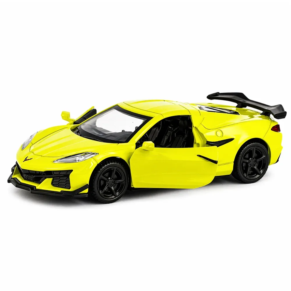 Mașină din metal Chevrolet Corvette C8 Z06 2024 scară 1:36, 3 culori, MSZ (10018)