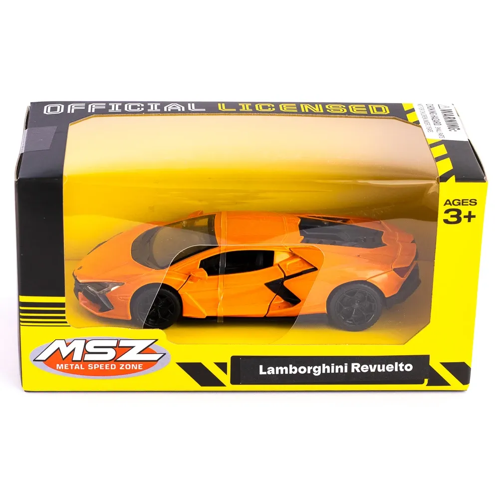Mașină din metal Lamborghini Revuelto scară 1:36, 2 culori, MSZ (10013)