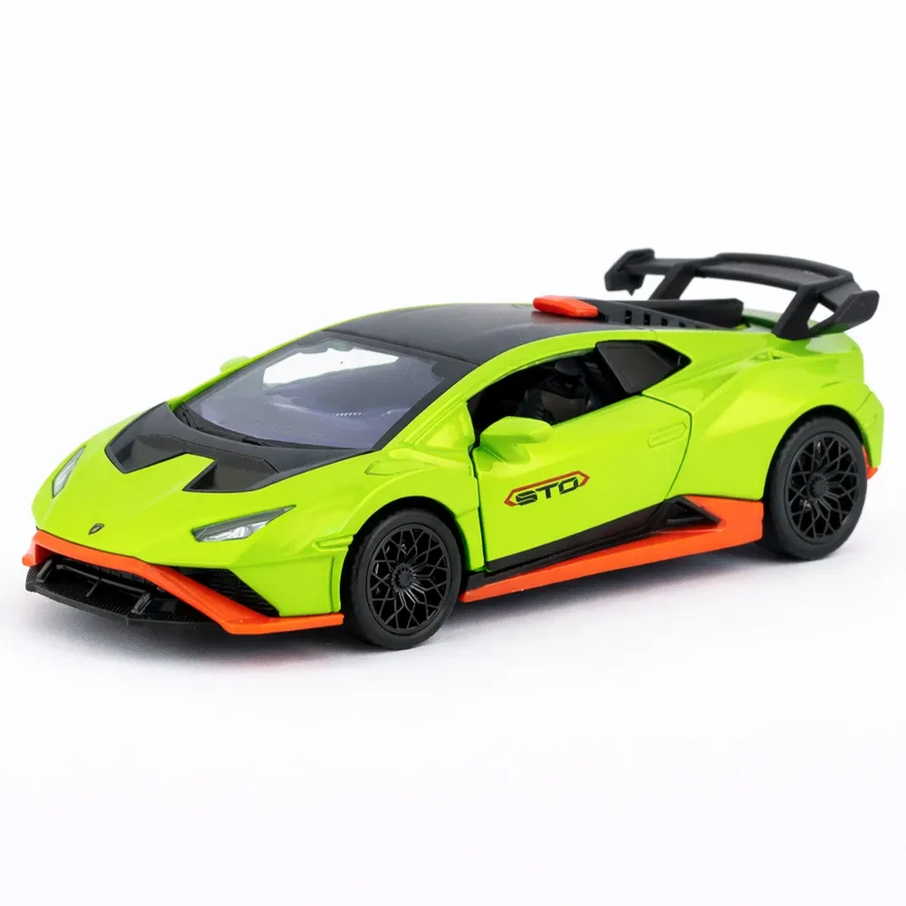 Mașină din metal Lamborghini Huracan STO scară 1:36, 3 culori, MSZ (10009)