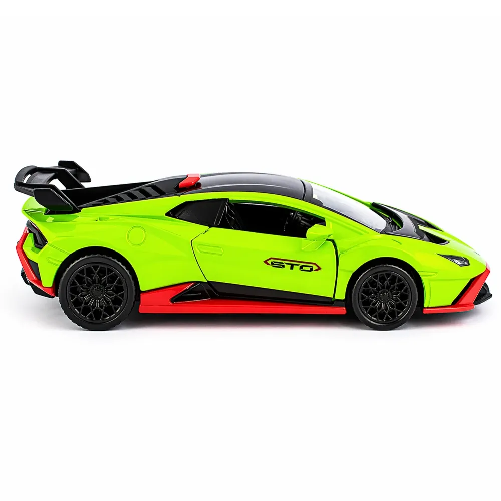 Mașină din metal Lamborghini Huracan STO scară 1:36, 3 culori, MSZ (10009)
