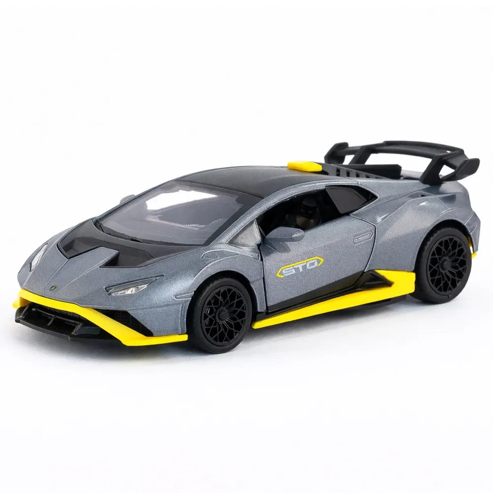 Mașină din metal Lamborghini Huracan STO scară 1:36, 3 culori, MSZ (10009)
