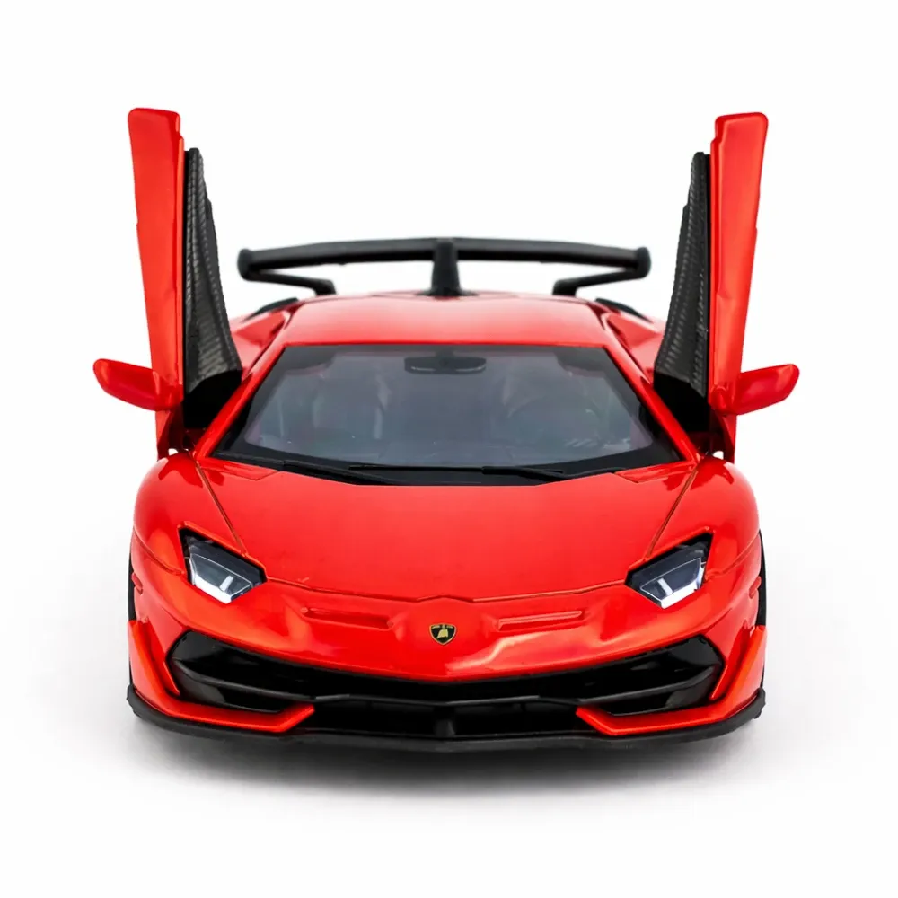 Mașină din metal Lamborghini Aventador SVJ63 scară 1:36, 2 culori, MSZ (10005)