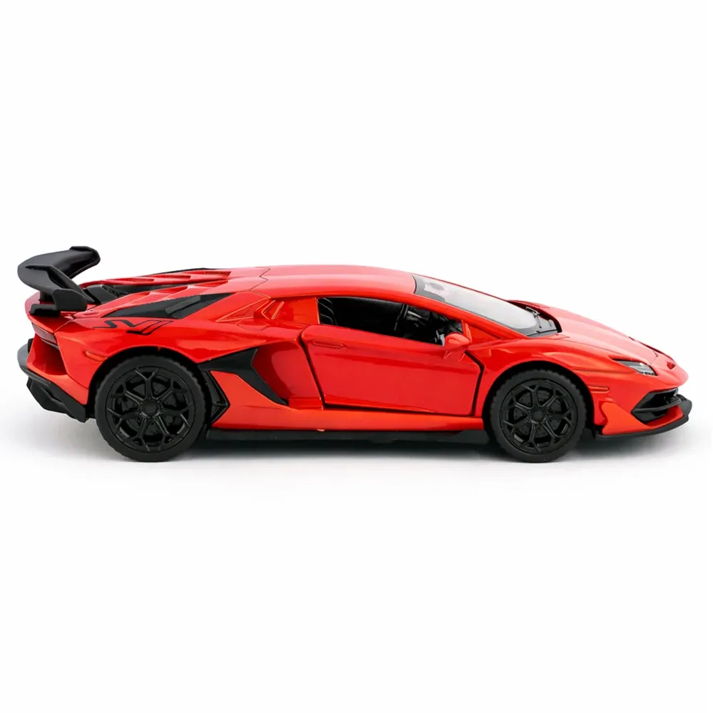 Mașină din metal Lamborghini Aventador SVJ63 scară 1:36, 2 culori, MSZ (10005)