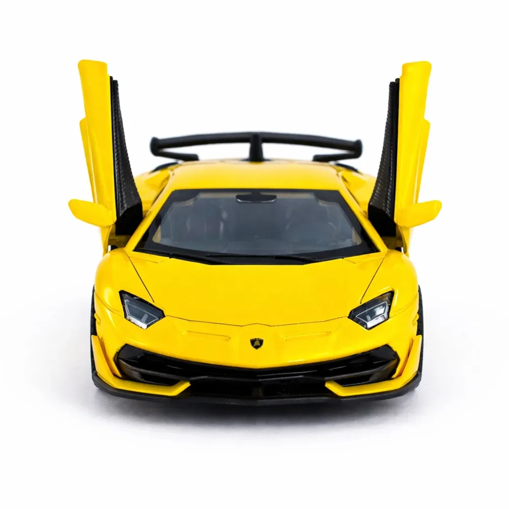 Mașină din metal Lamborghini Aventador SVJ63 scară 1:36, 2 culori, MSZ (10005)