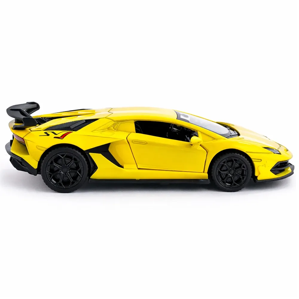 Mașină din metal Lamborghini Aventador SVJ63 scară 1:36, 2 culori, MSZ (10005)