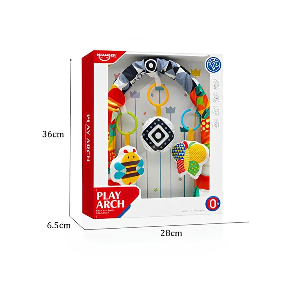 Игровая арка с подвесными текстильными игрушками, Huanger HE0316 (78027)