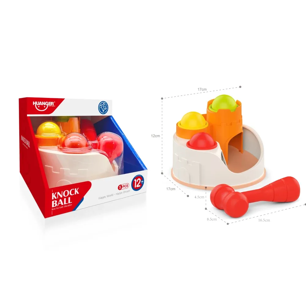 Развивающая игра с молотком и цветными шариками Huanger HE0282 (77983)