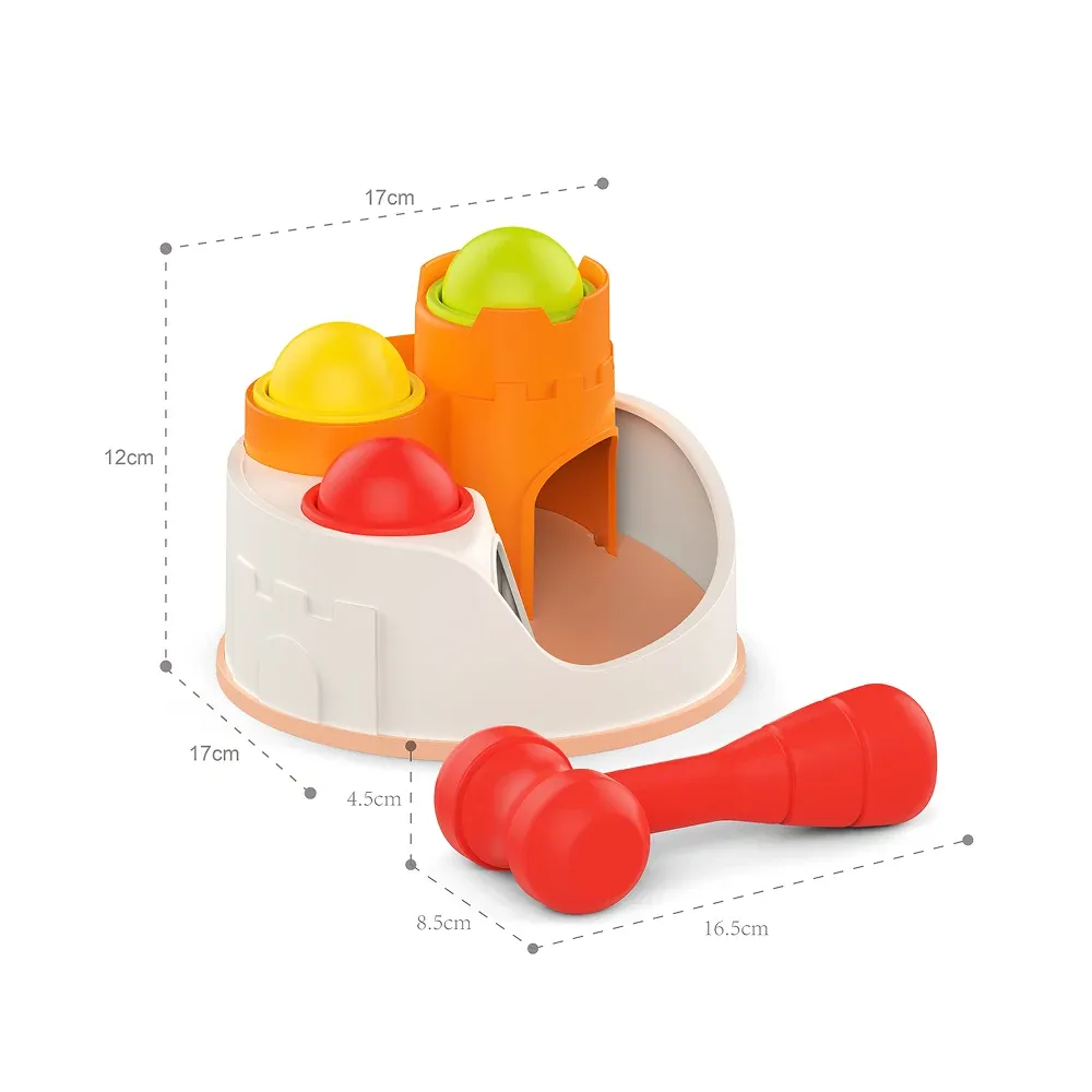 Развивающая игра с молотком и цветными шариками Huanger HE0282 (77983)