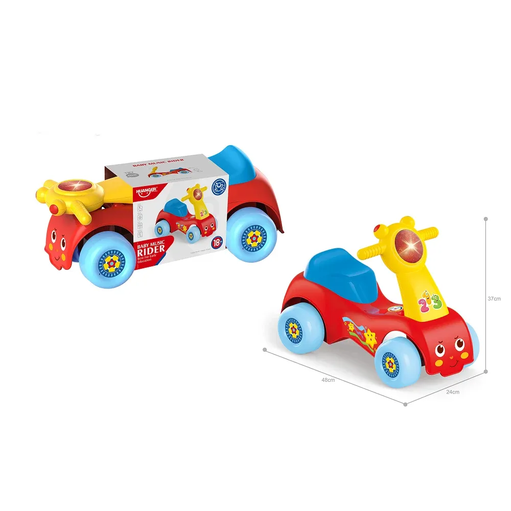 Mașinuță de împins cu muzică, Huanger HE0821 (78485)