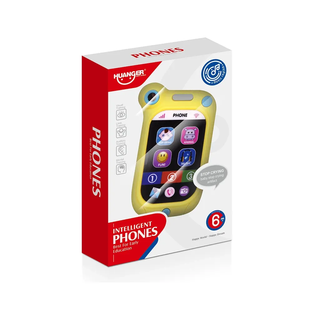 Telefon educativ muzical pentru bebeluși, Huanger HE0508 (78478)